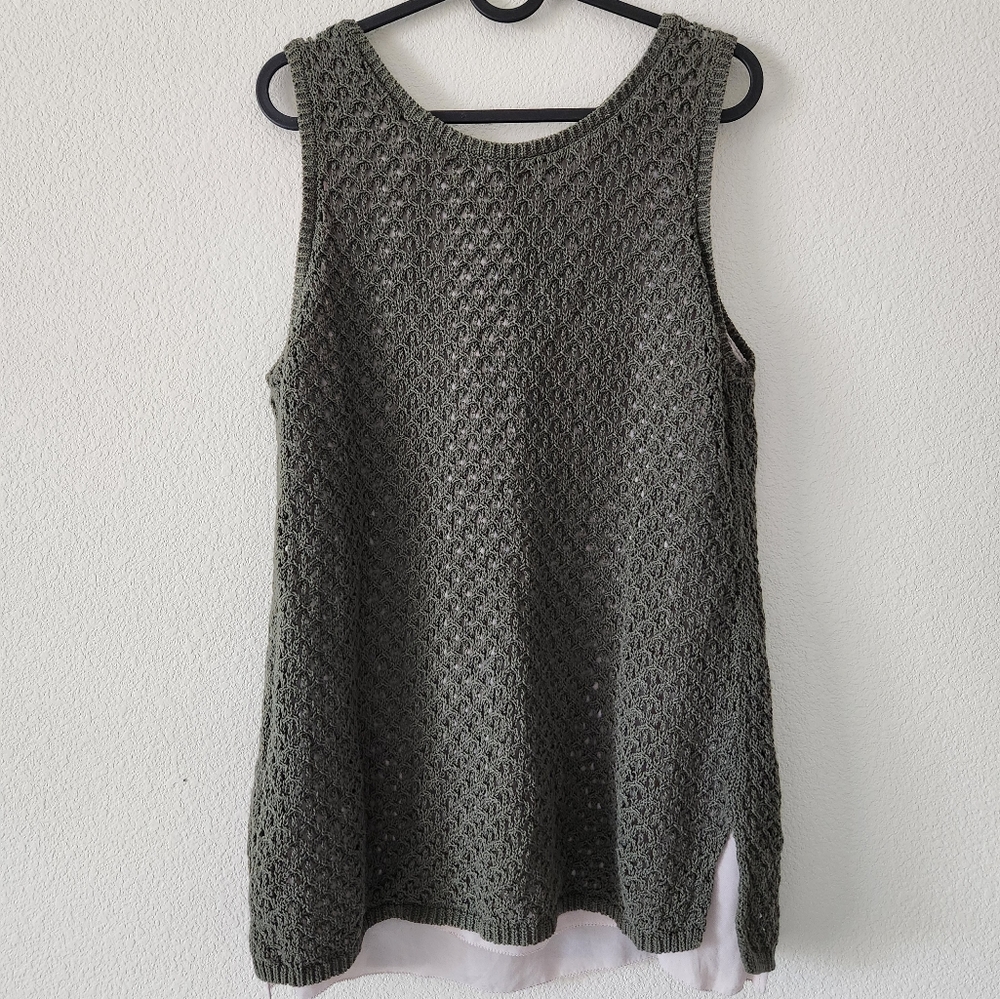 Green Knit Vest
